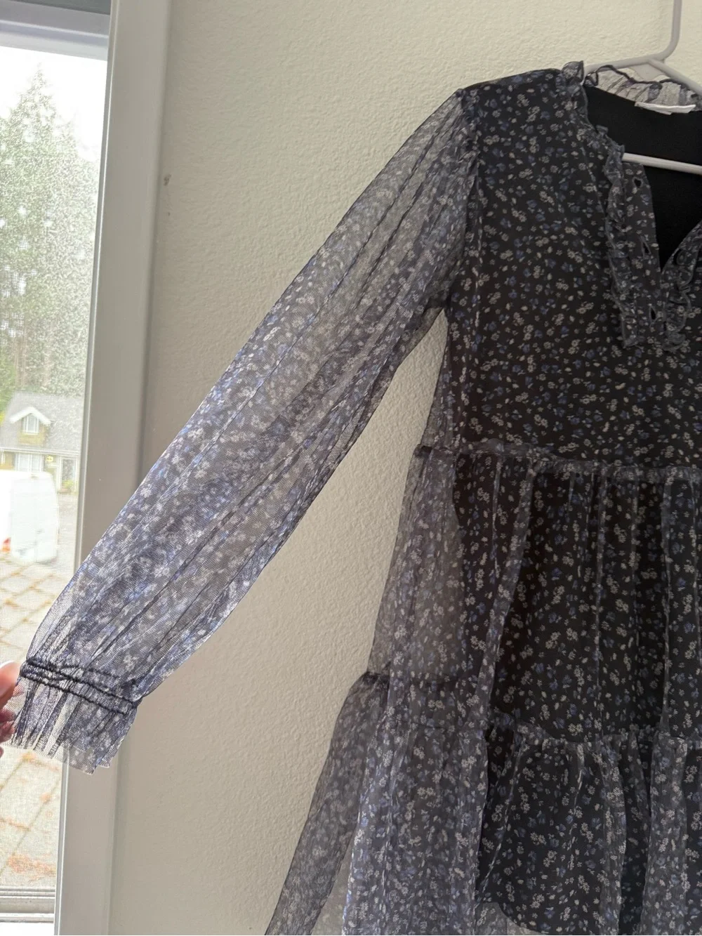 Zara girls tulle tier dress
